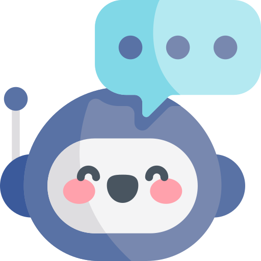 chatbot Kawaii Flat icono