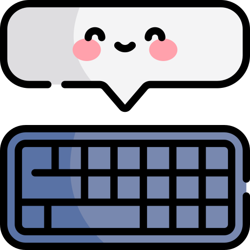 キーボード Kawaii Lineal color icon