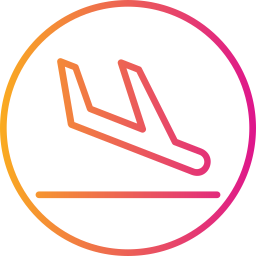 Airplane Generic Gradient icon