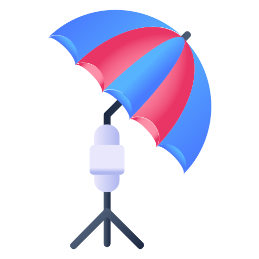 suporte guarda-chuva Generic Flat Gradient Ícone