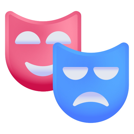 theatermasken Generic Flat Gradient icon