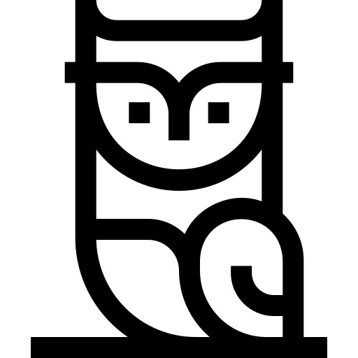 uil Basic Straight Lineal icoon