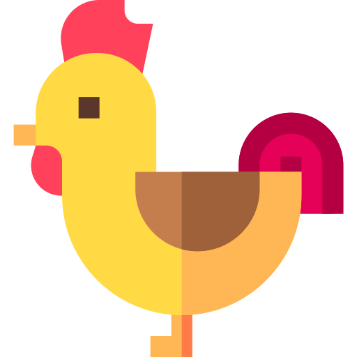 Cock Basic Straight Flat icon