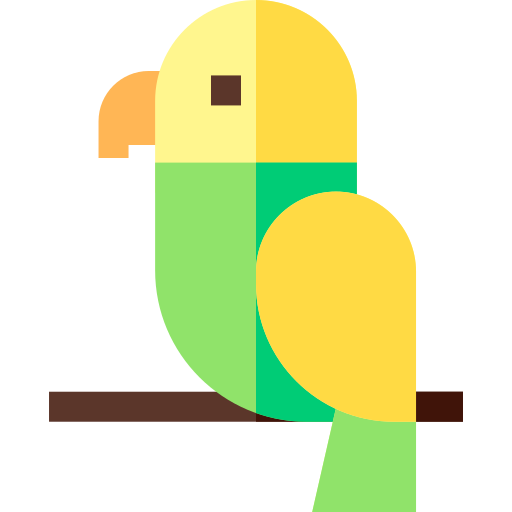 Попугай Basic Straight Flat иконка