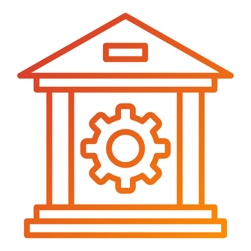 banksysteem Generic Gradient icoon