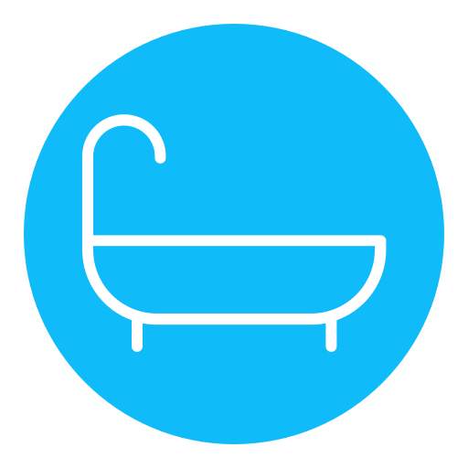 bañera Generic Flat icono