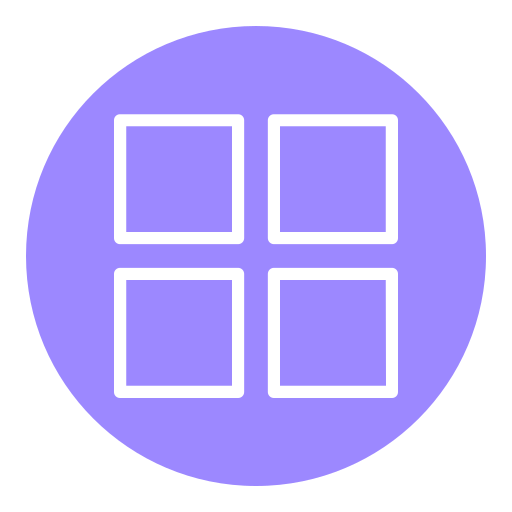 Grid Generic Flat icon