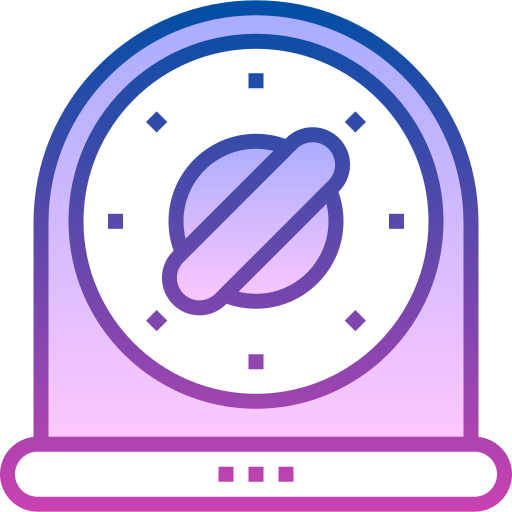 temporizador Detailed bright Gradient icono