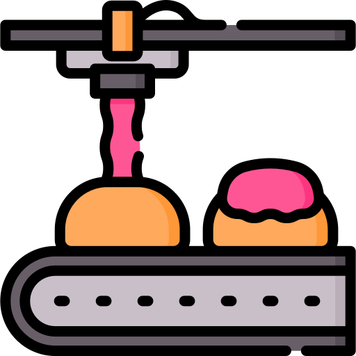 Переработка пищевых продуктов Special Lineal color иконка