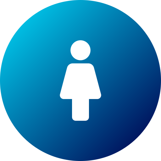 女性 Generic Flat Gradient icon