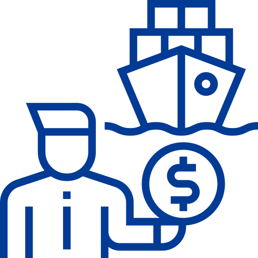 shipbroking Detailed bright Lineal icono