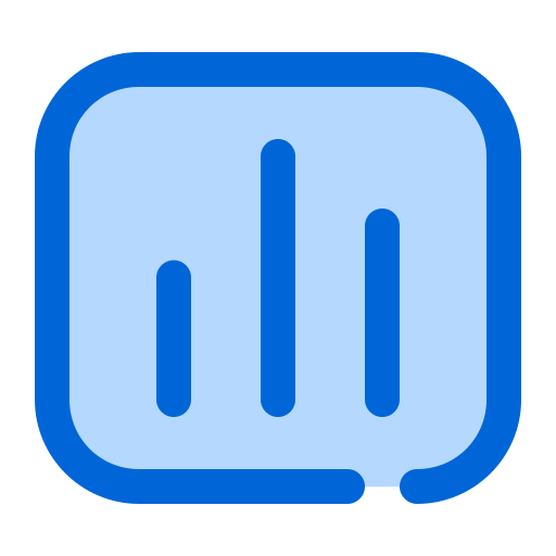 Stats Generic Blue icon