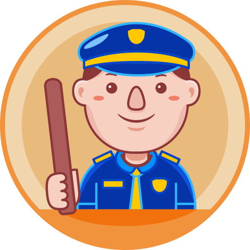 politie Generic Circular icoon