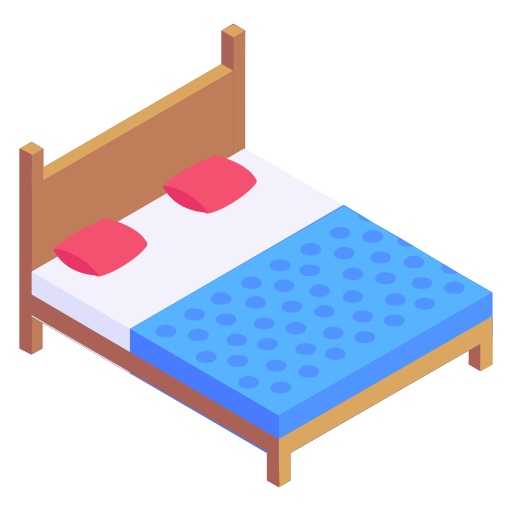 Bed Generic Isometric icon