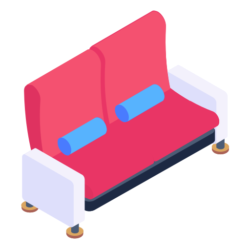 sofa Generic Isometric Icône