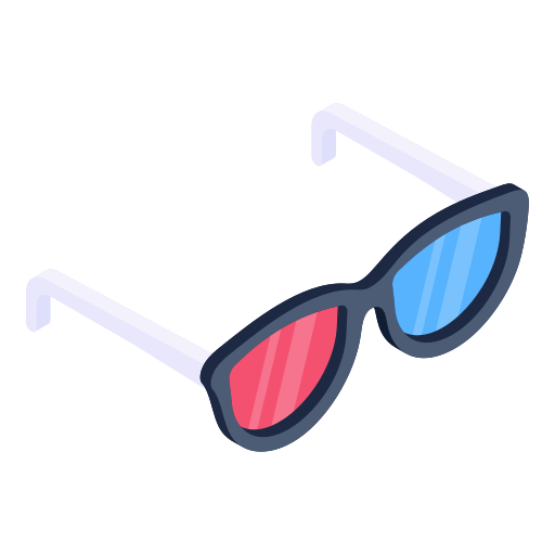 3d-brille Generic Isometric icon