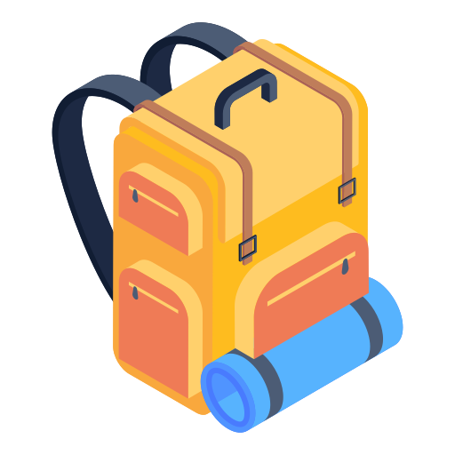 Backpack Generic Isometric icon