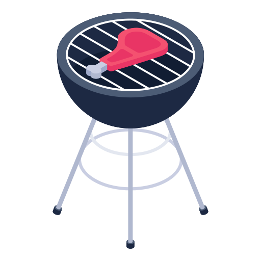 un barbecue Generic Isometric Icône