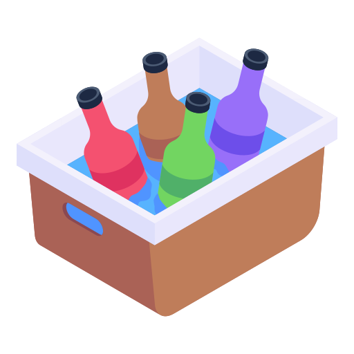 Champagne cooler Generic Isometric icon