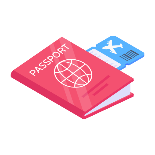 Passport Generic Isometric icon