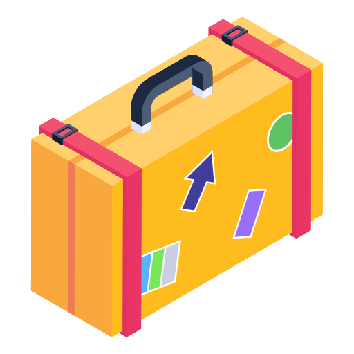 Suitcase Generic Isometric icon