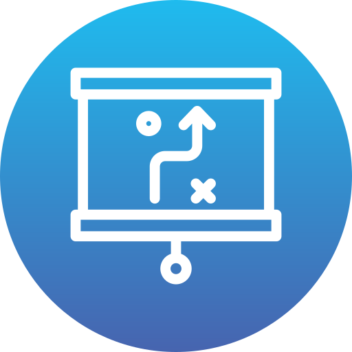 strategia d'affari Generic Flat Gradient icona