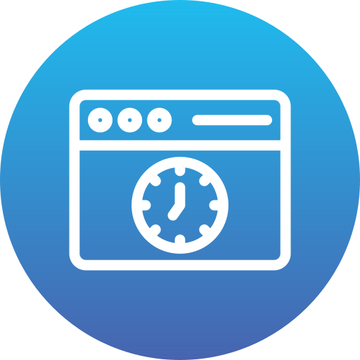 Time Generic Flat Gradient icon