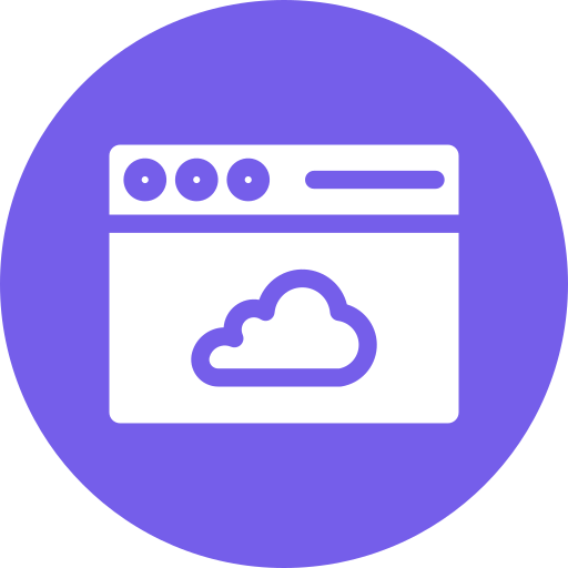 Cloud computing Generic Circular icon