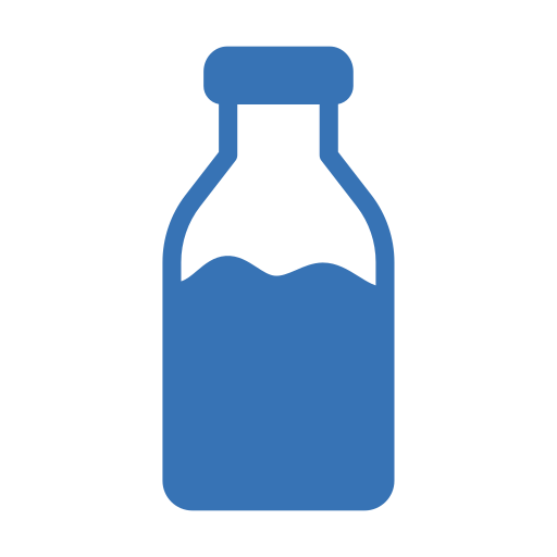 garrafa de leite Generic Blue Ícone