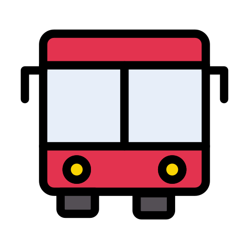 Bus school Vector Stall Lineal Color icon