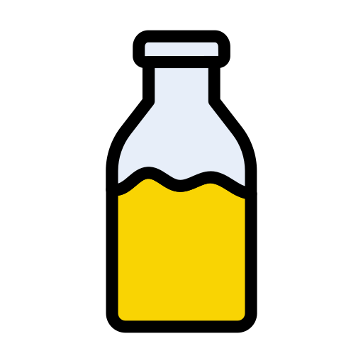 牛乳びん Vector Stall Lineal Color icon