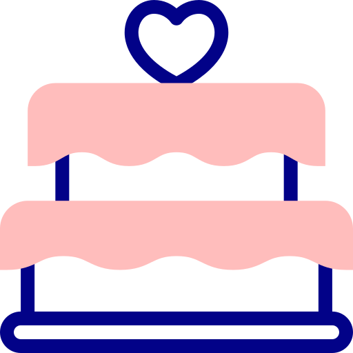 Cake Detailed Mixed Lineal color icon