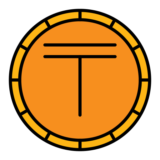 tenge Generic Outline Color icona