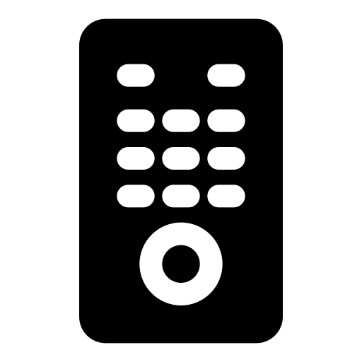 a distanza Generic Glyph icona