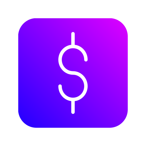 dollar Generic Flat Gradient icoon