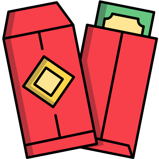 赤い封筒 Generic Outline Color icon
