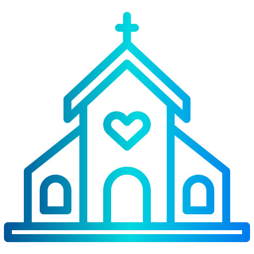 교회 xnimrodx Lineal Gradient icon
