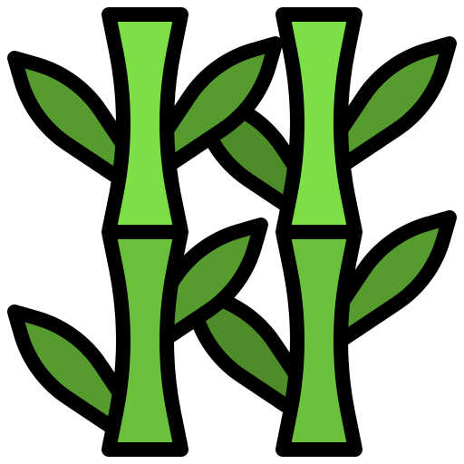 대나무 Surang Lineal Color icon