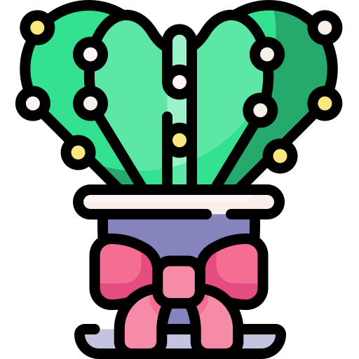 cactus Generic Outline Color icono
