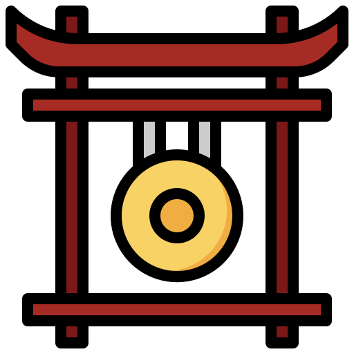gong Surang Lineal Color ikona