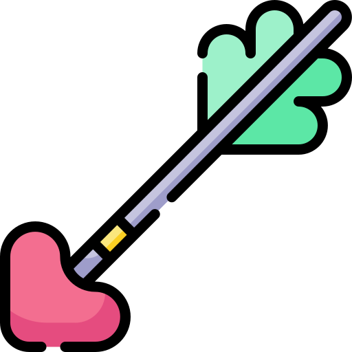 flecha de cupido Generic Outline Color icono