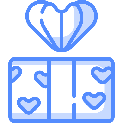 Give heart Generic Blue icon
