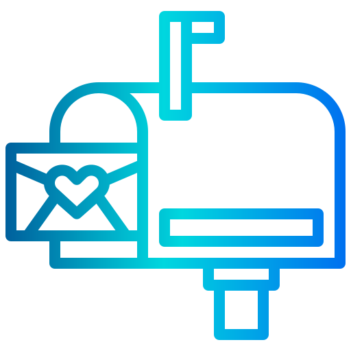 Mail box xnimrodx Lineal Gradient icon