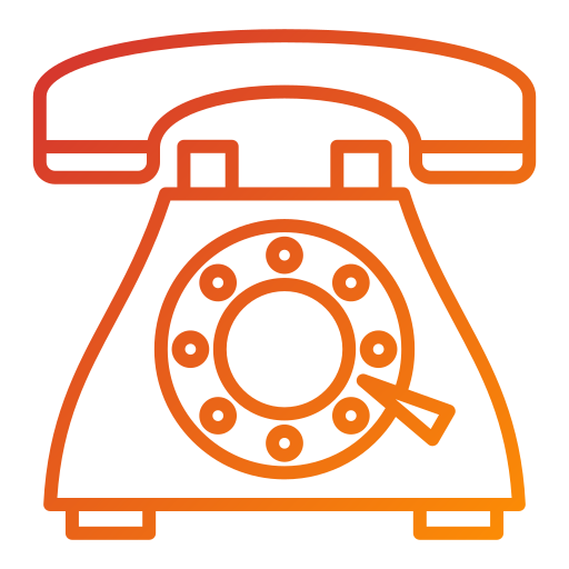 telefon stacjonarny Generic Gradient ikona