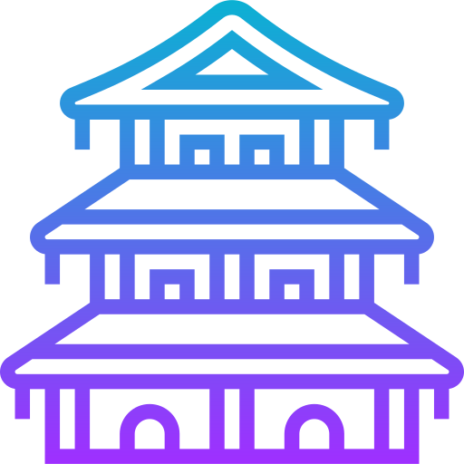 pagoda Meticulous Gradient icono