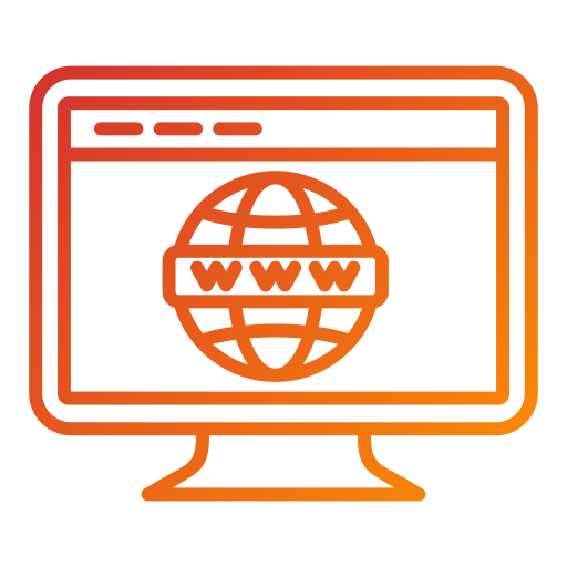 Webpage Generic Gradient icon