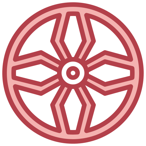 Alloy wheel Surang Red icon