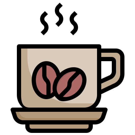 filiżanka kawy Surang Lineal Color ikona