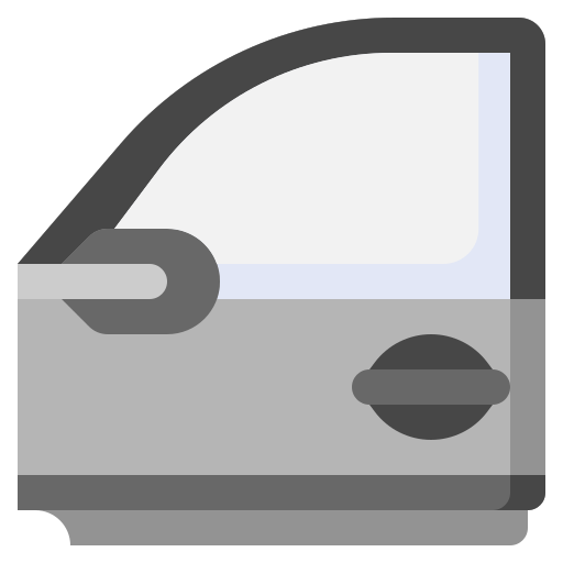auto deur Surang Flat icoon