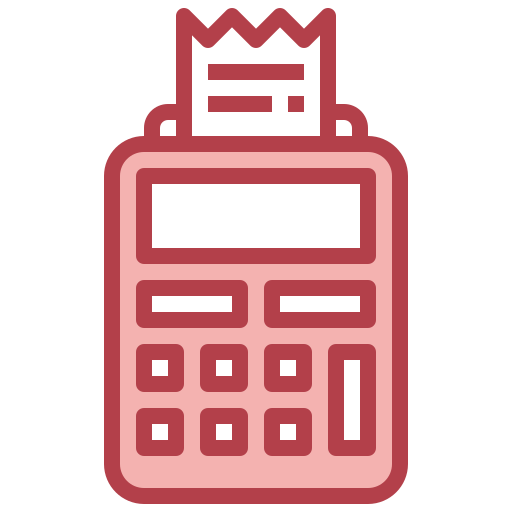 Printing calculator Surang Red icon